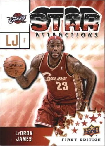 2009-10 Upper Deck First Edition Lebron James Star Attractions #SA-2 card image