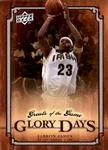2009-10 Upper Deck Greats of the Game Lebron James #89 card image