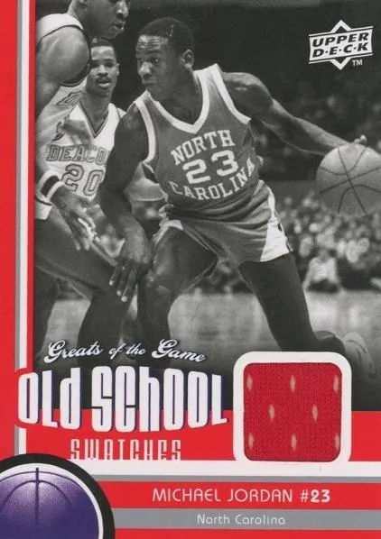 2009-10 Upper Deck Greats of the Game Michael Jordan Old School Swatches #OS-9 card image