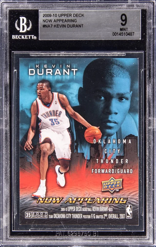2009-10 Upper Deck Kevin Durant Now Appearing #NA7 card image