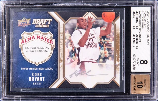 2009-10 Upper Deck Kobe Bryant Draft Edition Alam Mater Autographs #AM-KB card image