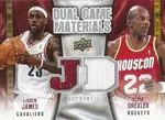 2009-10 Upper Deck Lebron James Dual Game Materials #DG-JD card image