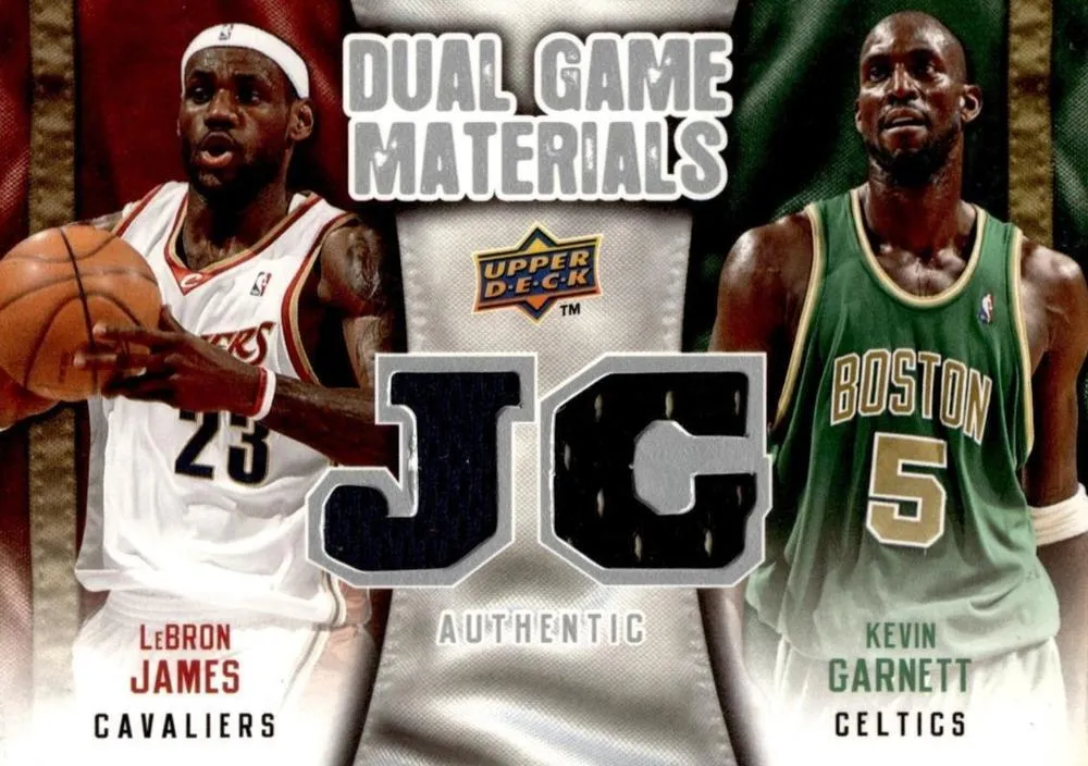 2009-10 Upper Deck Lebron James Dual Game Materials #DG-LK card image