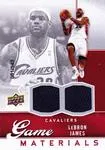 2009-10 Upper Deck Lebron James Game Materials #GJ-LJ card image
