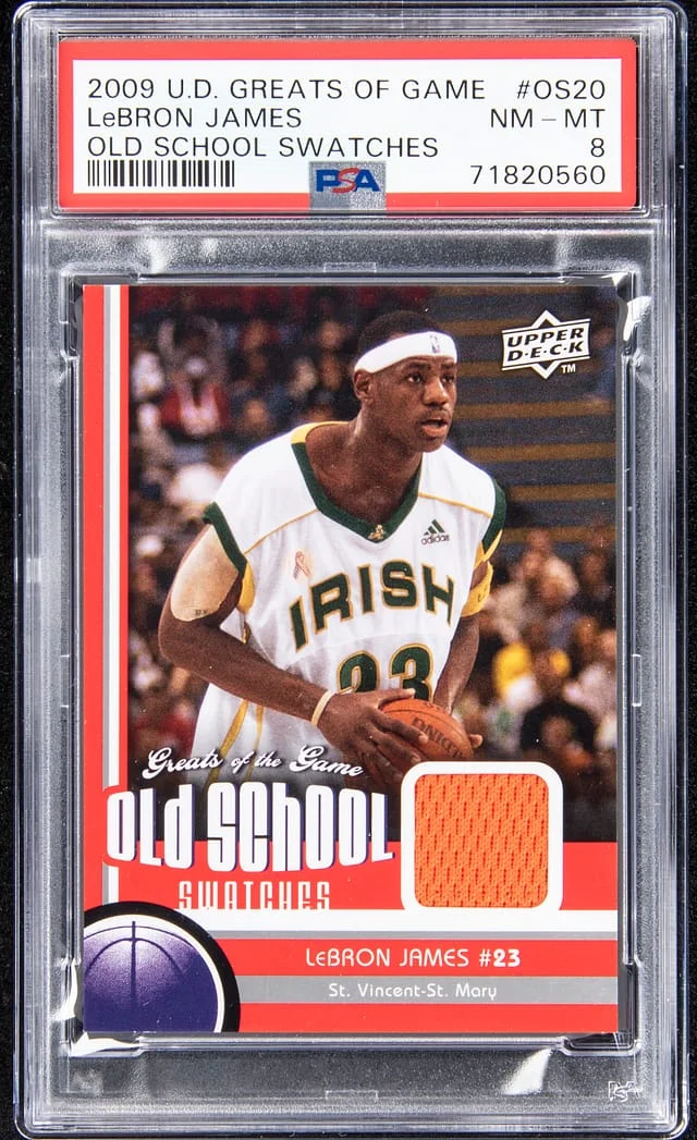 2009-10 Upper Deck LeBron James Greats of the Game Old School Swatches #OS-20 card image