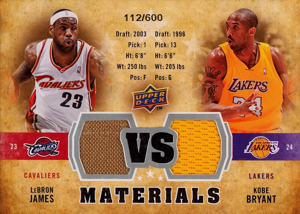 2009-10 Upper Deck Lebron James VS Materials #VS-BJ card image