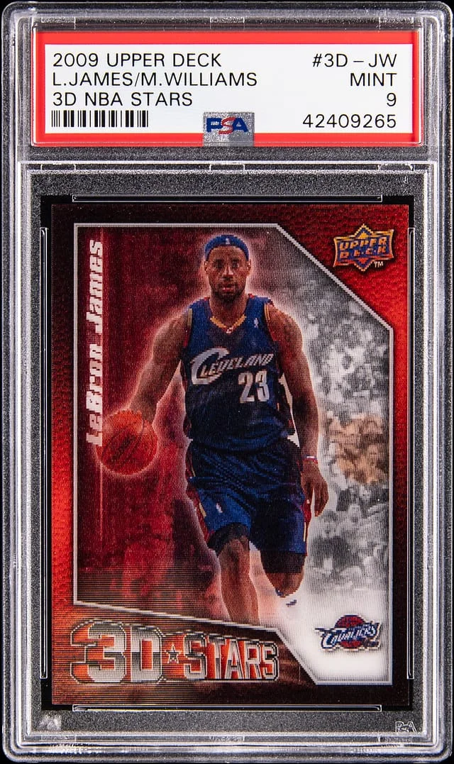 2009-10 Upper Deck LeBron James/Mo Williams 3D NBA Stars #3D-JW card image