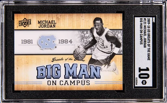 2009-10 Upper Deck Michael Jordan Greats of The Game Big Man on Campus #121 card image