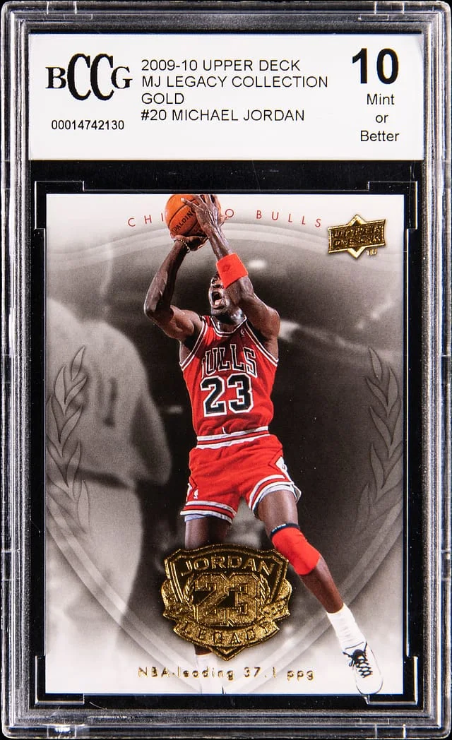 2009-10 Upper Deck Michael Jordan MJ Legacy Collection Gold #20 card image