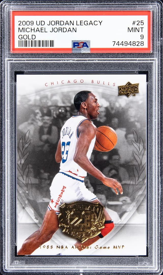 2009-10 Upper Deck Michael Jordan MJ Legacy Collection Gold #25 card image