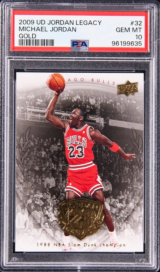 2009-10 Upper Deck Michael Jordan Jordan Legacy Gold #32 card image