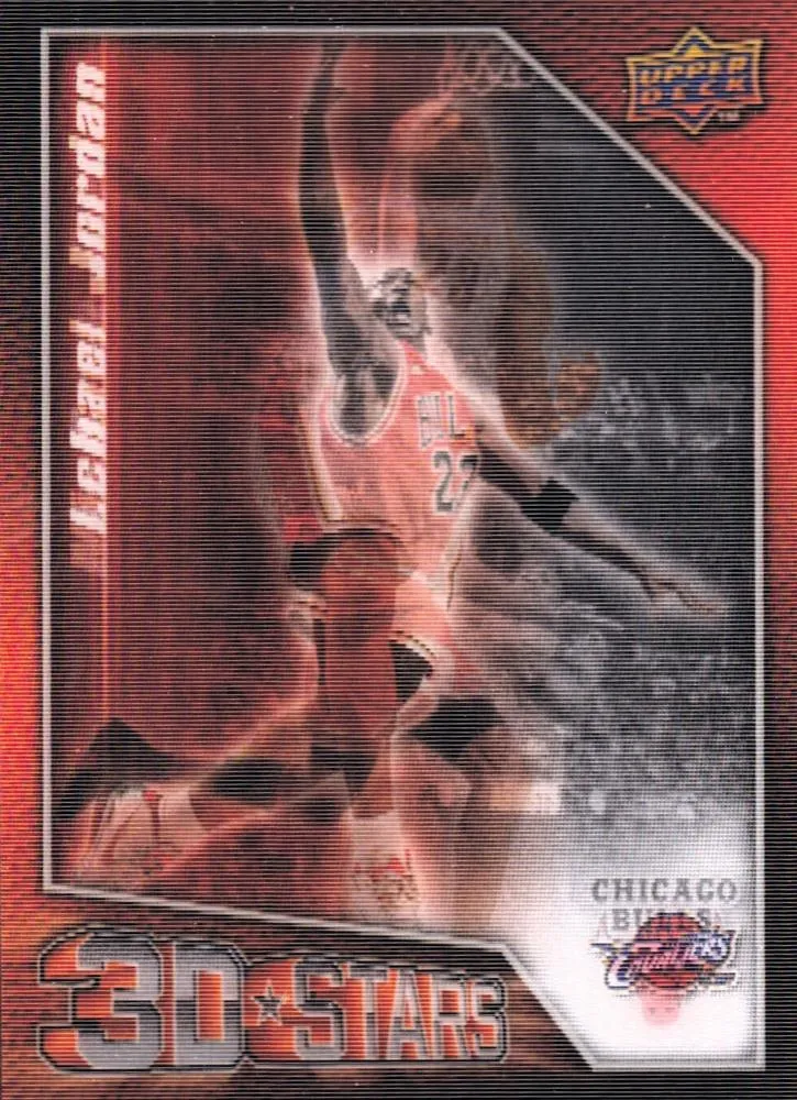 2009-10 Upper Deck Michael Jordan 3D Stars #3D-JJ card image