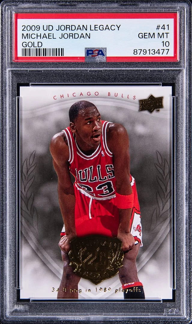 2009-10 Upper Deck Michael Jordan Jordan Legacy Gold #41 card image