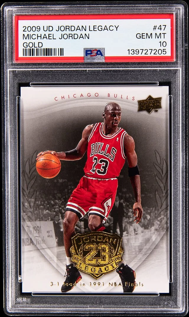 2009-10 Upper Deck Michael Jordan Jordan Legacy Gold #47 card image
