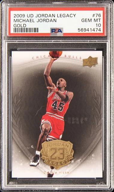 2009-10 Upper Deck Michael Jordan Jordan Legacy Gold #76 card image