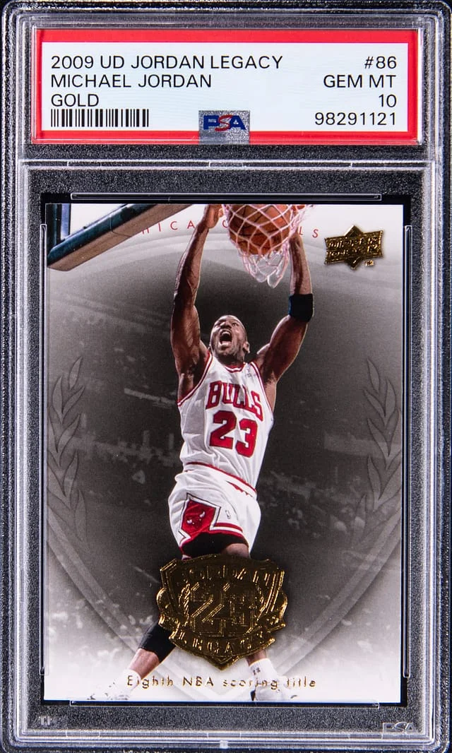 2009-10 Upper Deck Michael Jordan Jordan Legacy Gold #86 card image