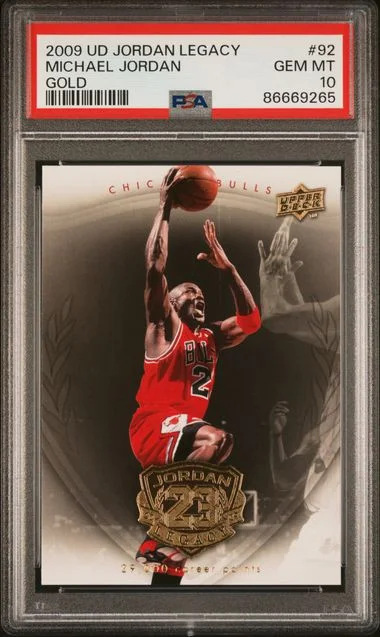 2009-10 Upper Deck Michael Jordan Jordan Legacy Gold #92 card image
