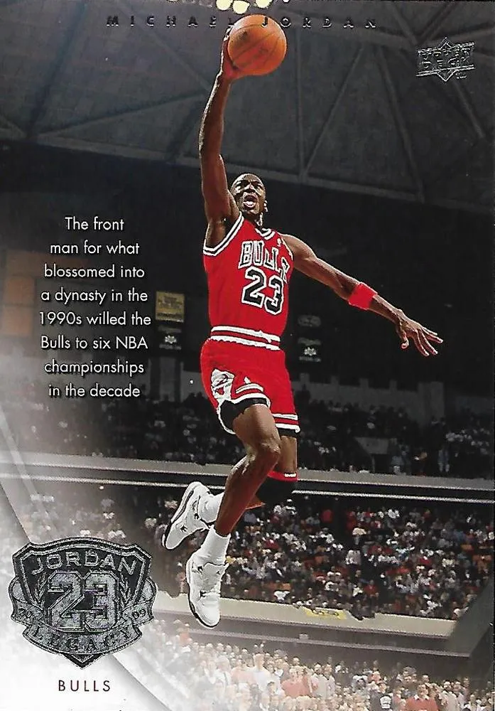 2009-10 Upper Deck Michael Jordan Legacy Collection Michael Jordan Jumbo #MJ-10 card image