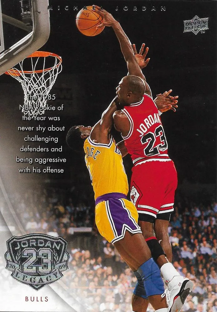 2009-10 Upper Deck Michael Jordan Legacy Collection Michael Jordan Jumbo #MJ-4 card image