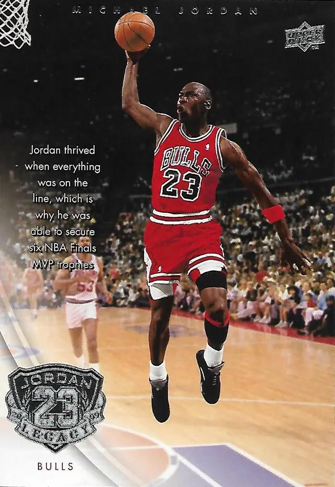2009-10 Upper Deck Michael Jordan Legacy Collection Michael Jordan Jumbo #MJ-9 card image
