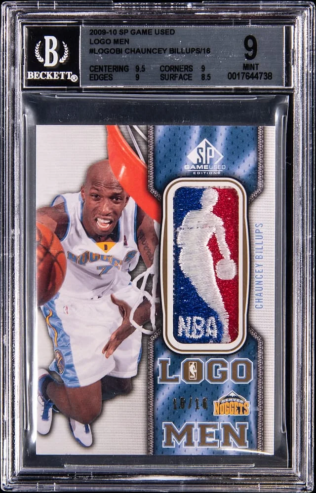 2009-10 Upper Deck SP Game Used Chauncey Billups Game-Used Logoman Logo Men #LOGO-BI card image