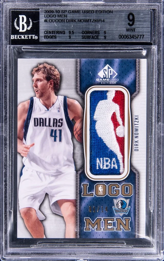 2009-10 Upper Deck SP Game Used Dirk Nowitzki Edition Logomen #LOGO-DN card image