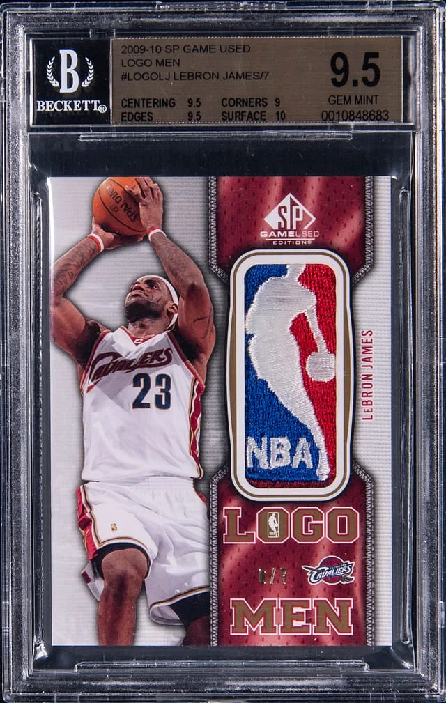 2009-10 Upper Deck SP Game Used LeBron James Game-Used Logoman Logo Men #LOGO-LJ card image