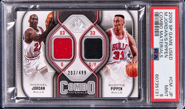 2009-10 Upper Deck SP Game Used Michael Jordan Dual Combo Materials #CM-JP card image
