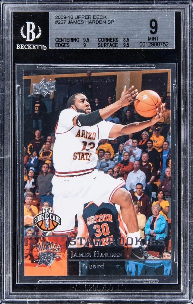 2009-10 Upper Deck SP James Harden #227 card image