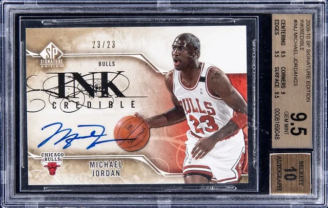 2009-10 Upper Deck SP Signature Edition Michael Jordan INKredible #I-MJ card image