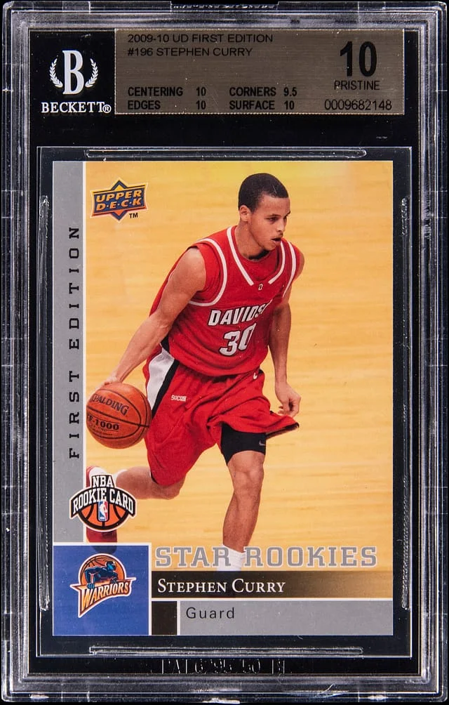 2009-10 Upper Deck Stephen Curry #196 card image