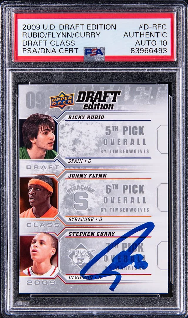 2009-10 Upper Deck Stephen Curry Draft Edition Draft Class #D-RFC card image