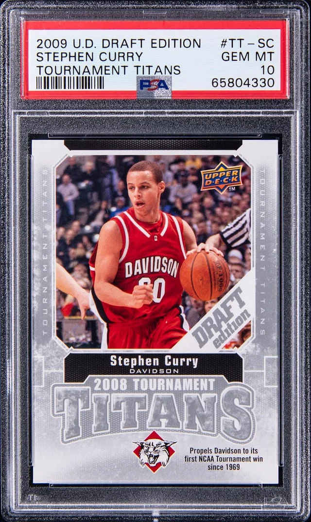 2009-10 Upper Deck Stephen Curry Draft Edition Tournament Titans #TT-SC card image