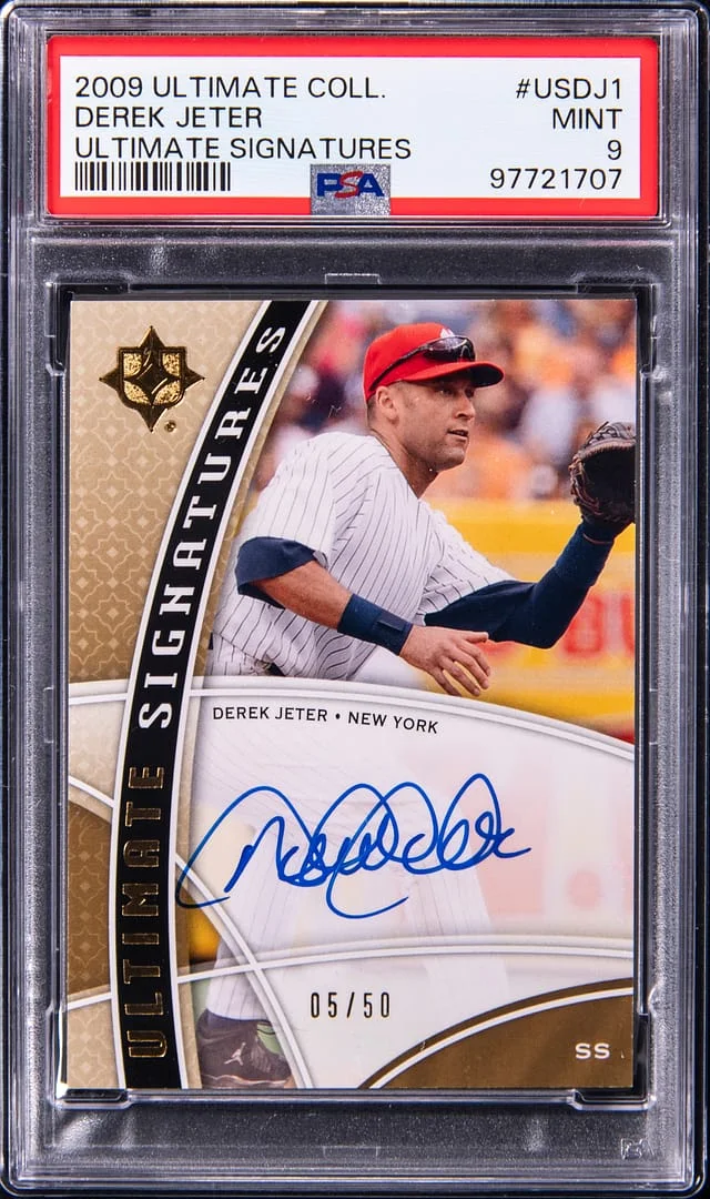 2009-10 Upper Deck Ultimate Collection Derek Jeter Ultimate Signature #US-DJ1 card image