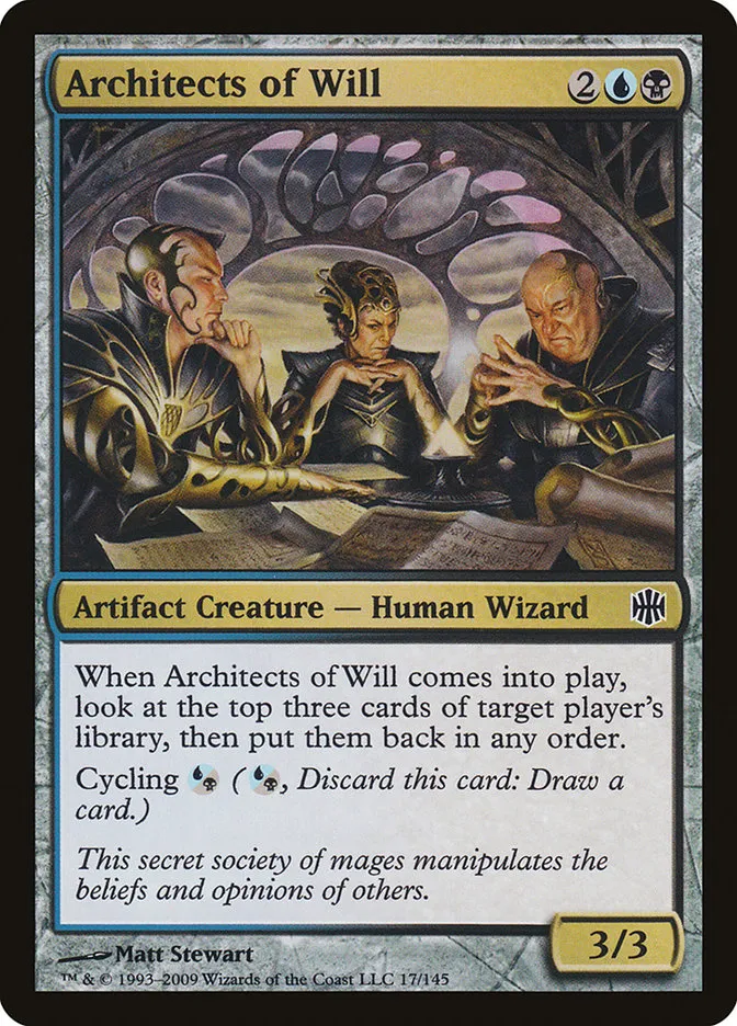 2009 Alara Reborn Architects of Will common #17 unlisted card image