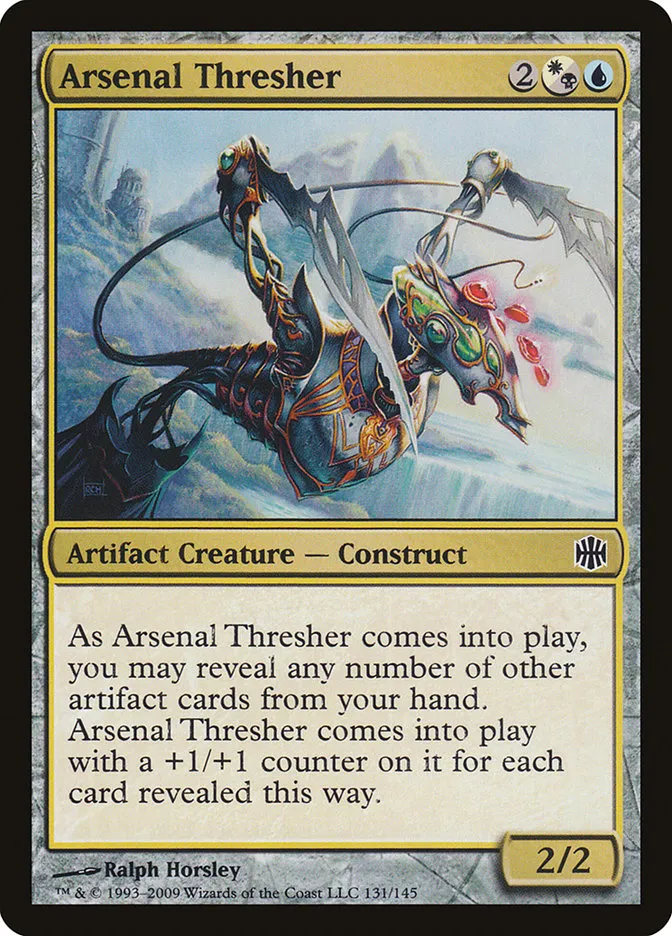 2009 Alara Reborn Arsenal Thresher common #131 unlisted card image