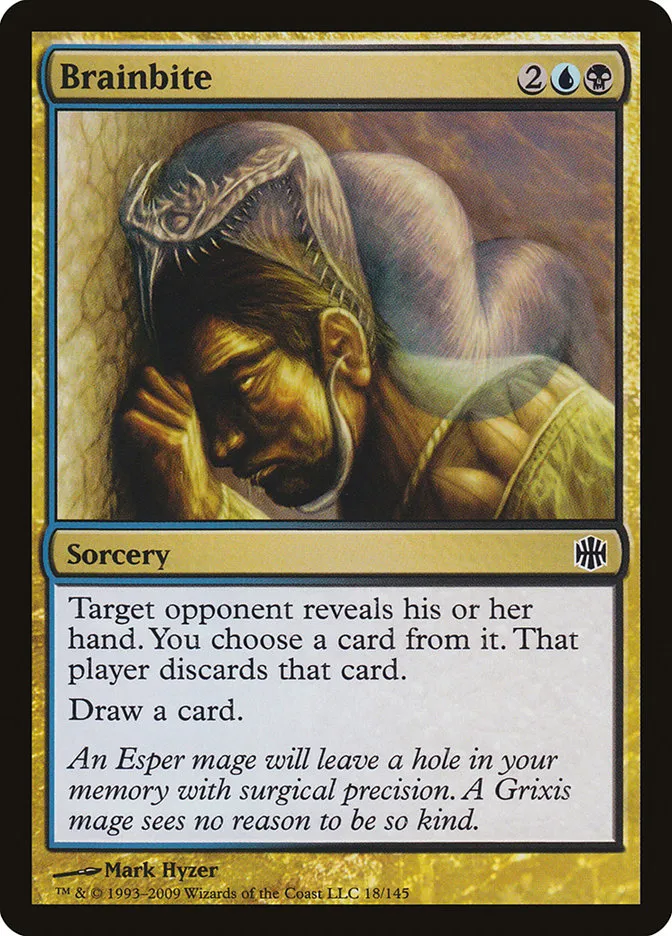 2009 Alara Reborn Brainbite common #18 unlisted card image