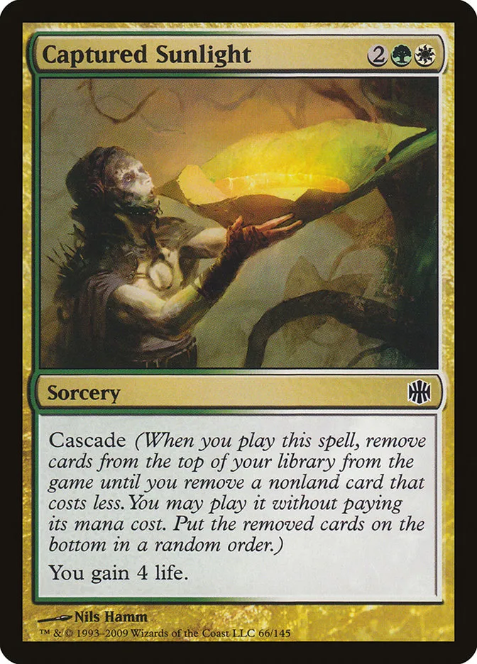 2009 Alara Reborn Captured Sunlight common #66 unlisted card image