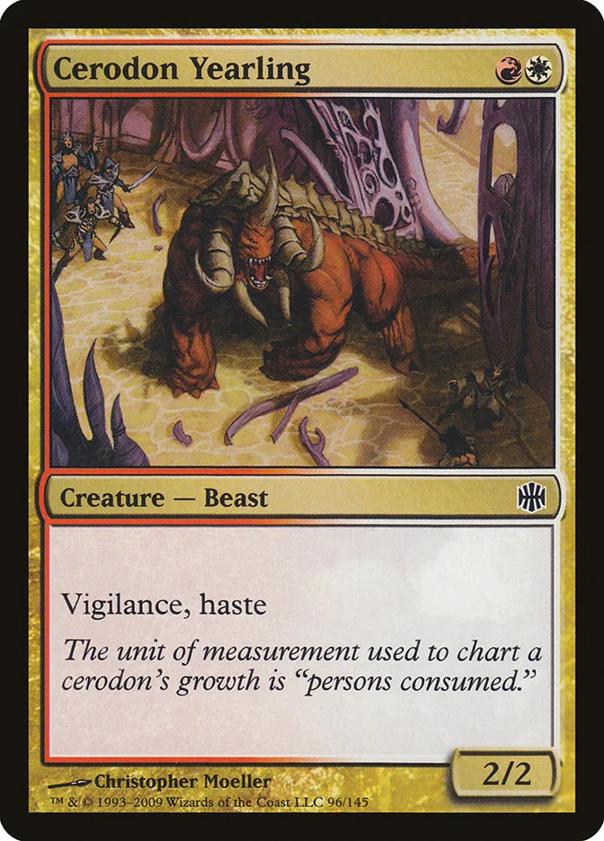 2009 Alara Reborn Cerodon Yearling common #96 unlisted card image