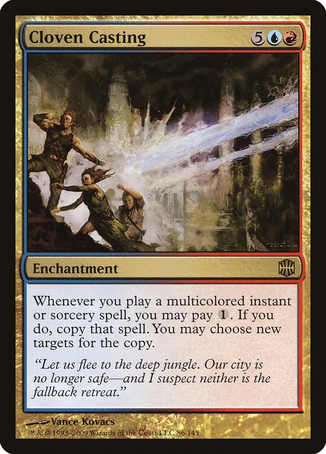 2009 Alara Reborn Cloven Casting rare #86 unlisted card image