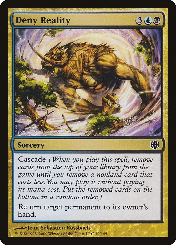 2009 Alara Reborn Deny Reality common #19 unlisted card image