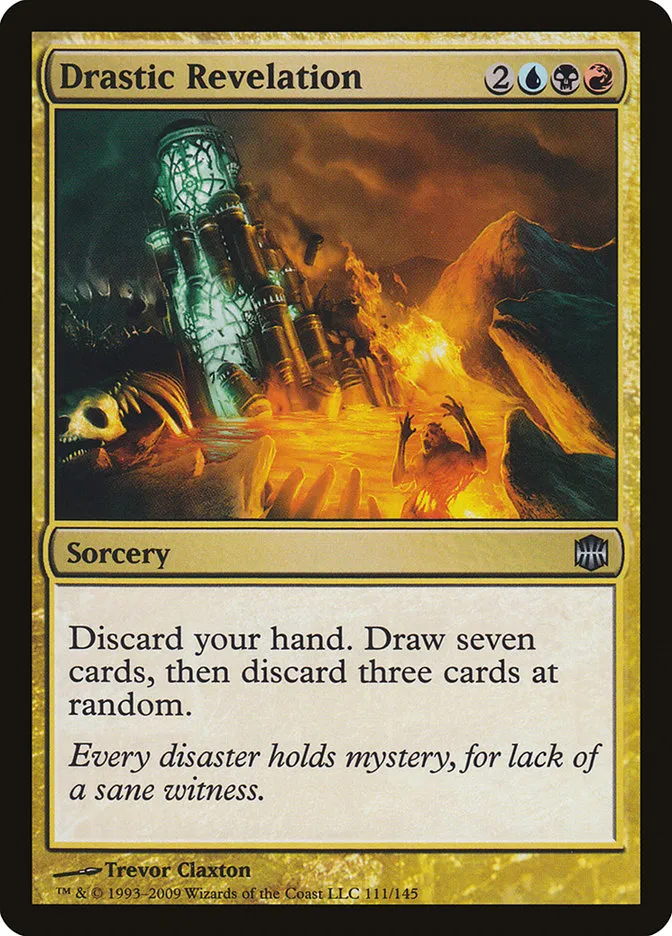 2009 Alara Reborn Drastic Revelation uncommon #111 unlisted card image