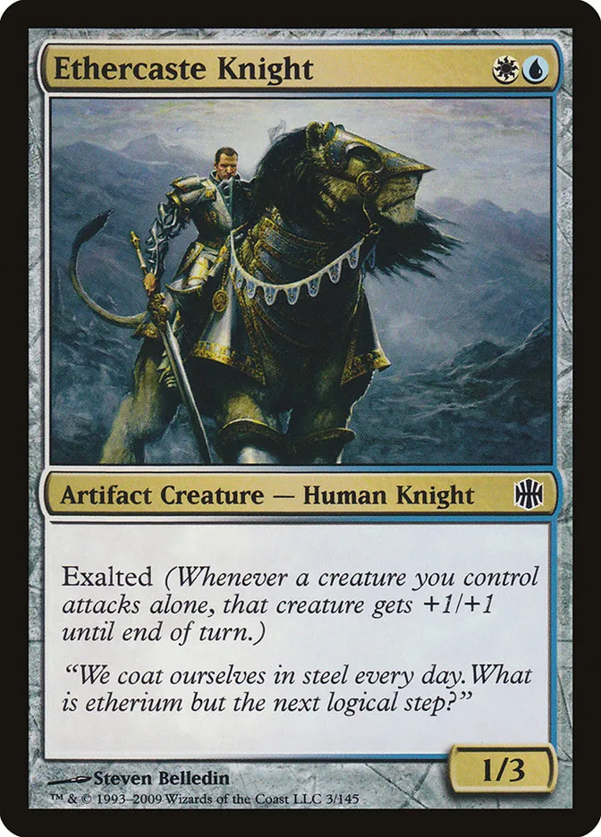 2009 Alara Reborn Ethercaste Knight common #3 unlisted card image