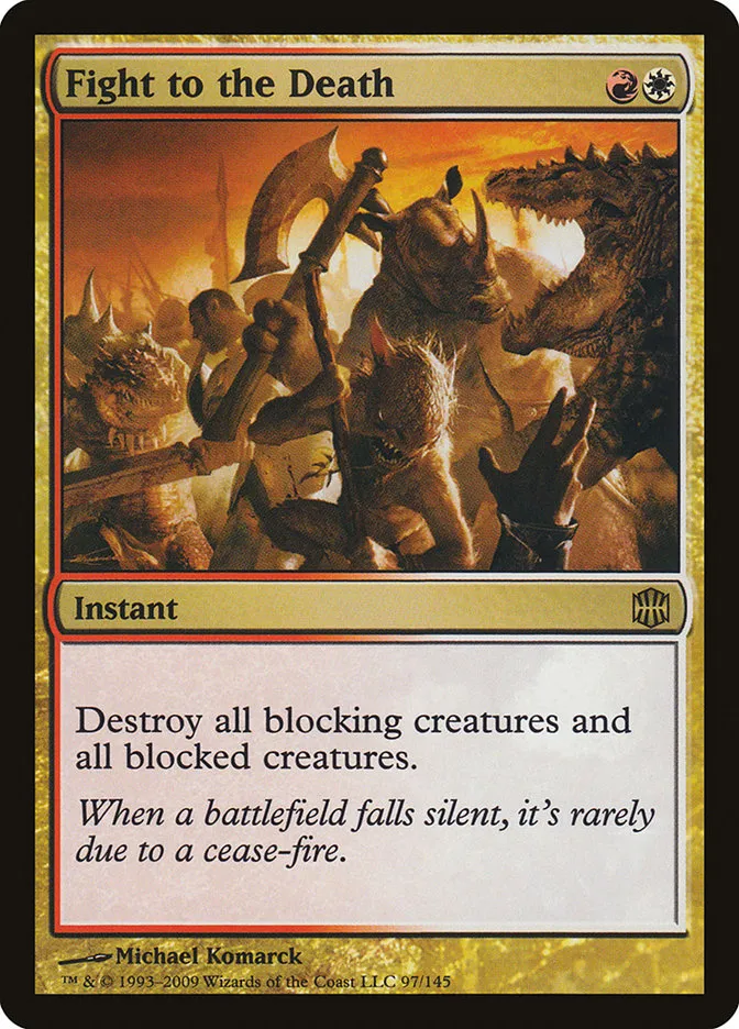 2009 Alara Reborn Fight to the Death rare #97 unlisted card image