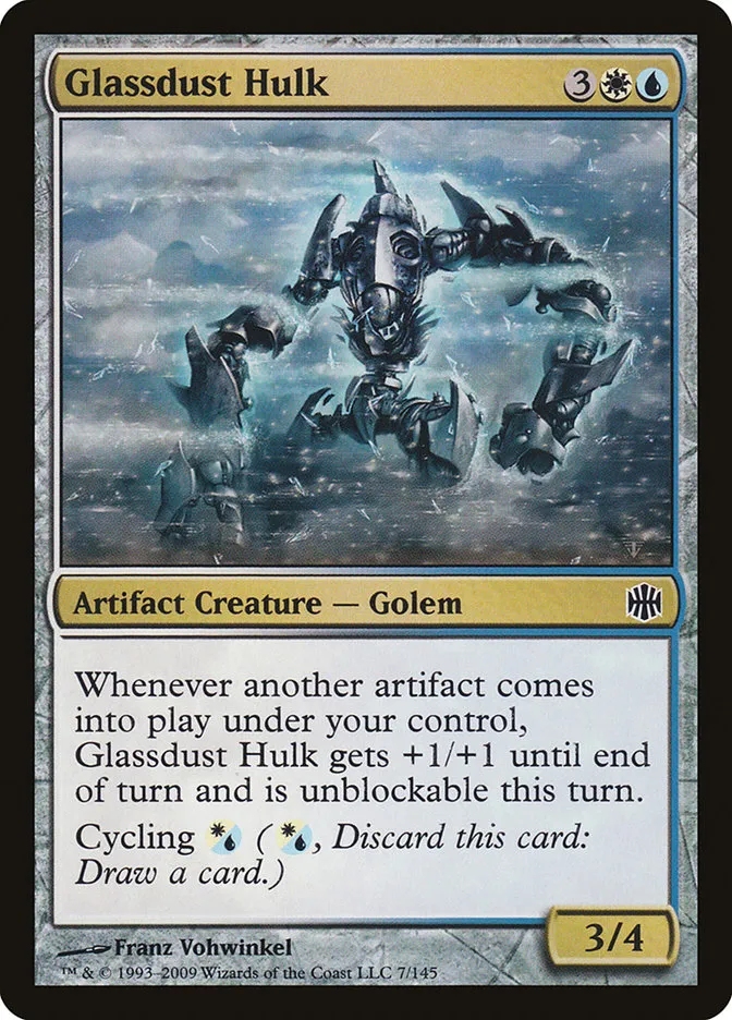 2009 Alara Reborn Glassdust Hulk common #7 unlisted card image