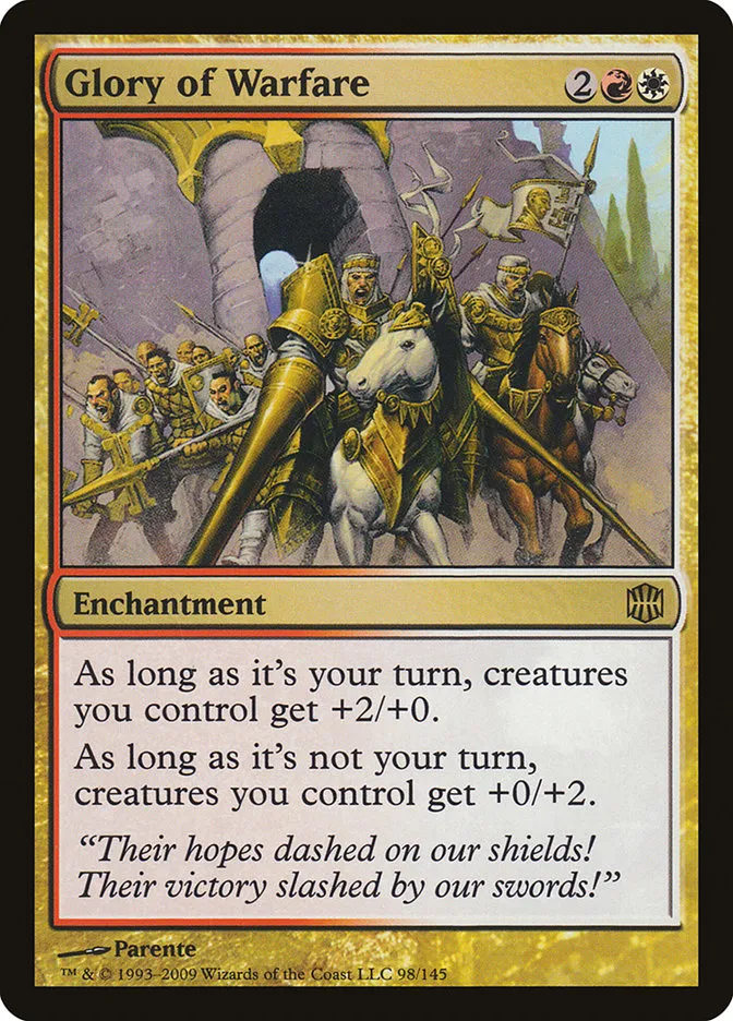 2009 Alara Reborn Glory of Warfare rare #98 unlisted card image