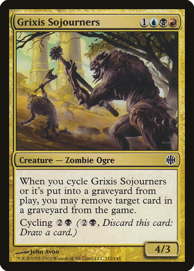 2009 Alara Reborn Grixis Sojourners common #112 unlisted card image