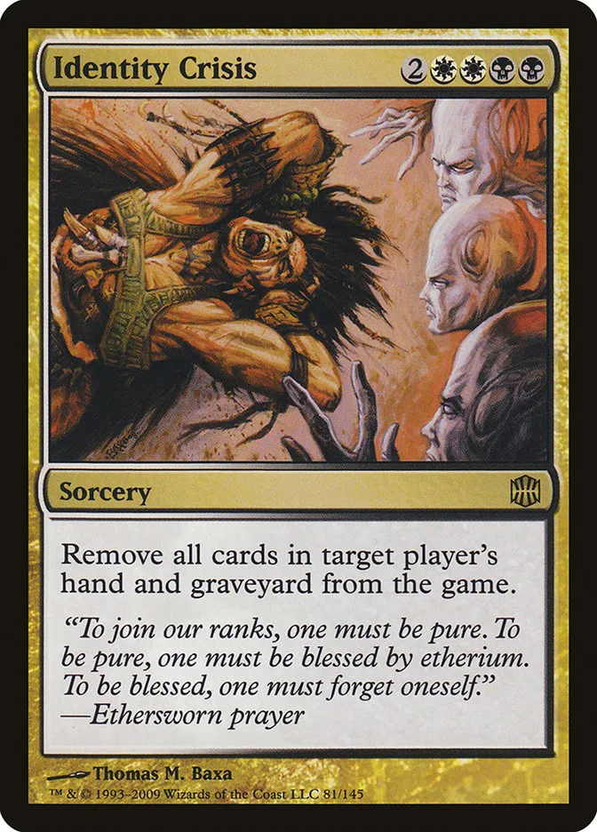 2009 Alara Reborn Identity Crisis rare #81 unlisted card image