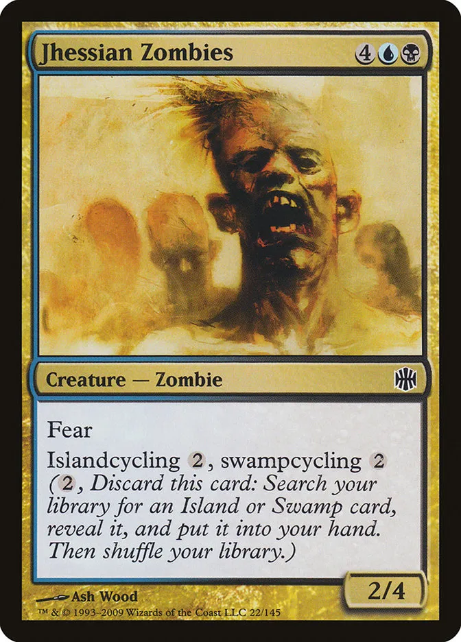 2009 Alara Reborn Jhessian Zombies common #22 unlisted card image