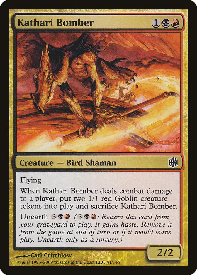2009 Alara Reborn Kathari Bomber common #41 unlisted card image